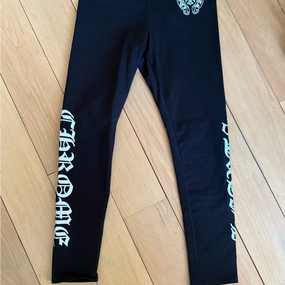 Chrome hearts Black Graphic Leggings